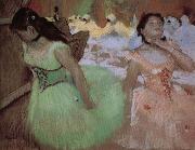 Edgar Degas Dancer entering with veil painting